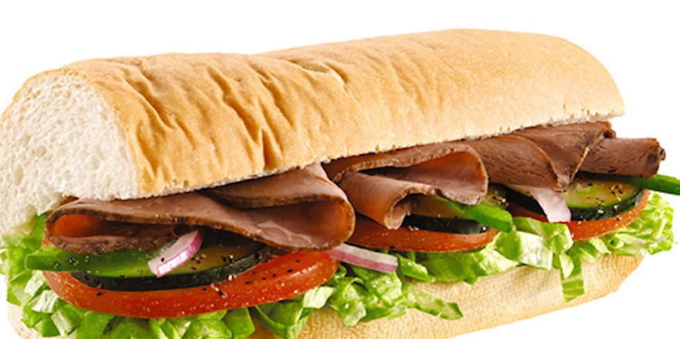 subway roast beef