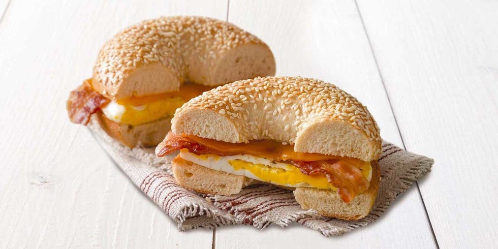 Einstein Bros. bagel sandwich