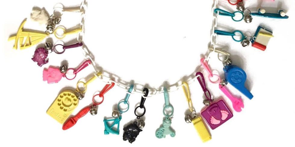 Plastic charm bracelets on sale from the 80's