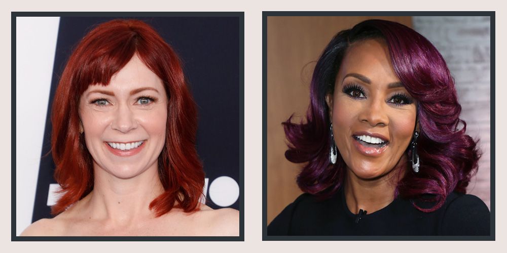 17 Burgundy Hair Color Ideas Celebrity Burgundy Hairstyles