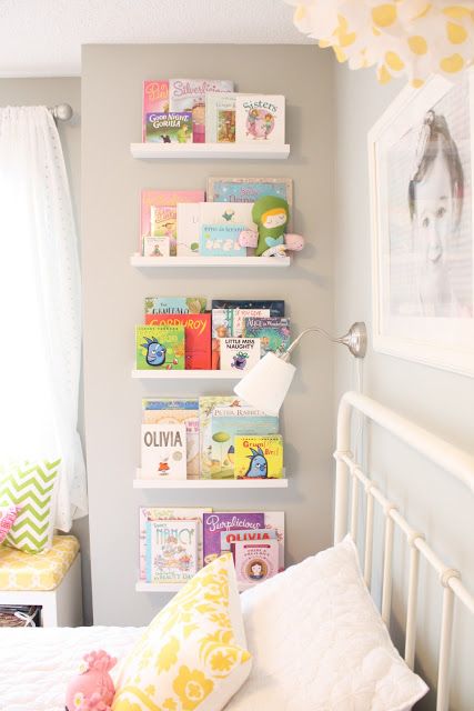 floating shelves nursery ideas