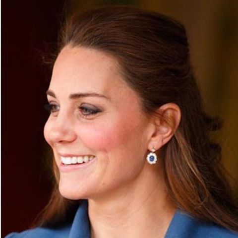 Buy Princess Diana and Kate Middleton Sapphire and Diamond Earrings Replica  Available in Simulated Sapphire, Ruby and Emerald Cubic Zirconias Online in  India - Etsy