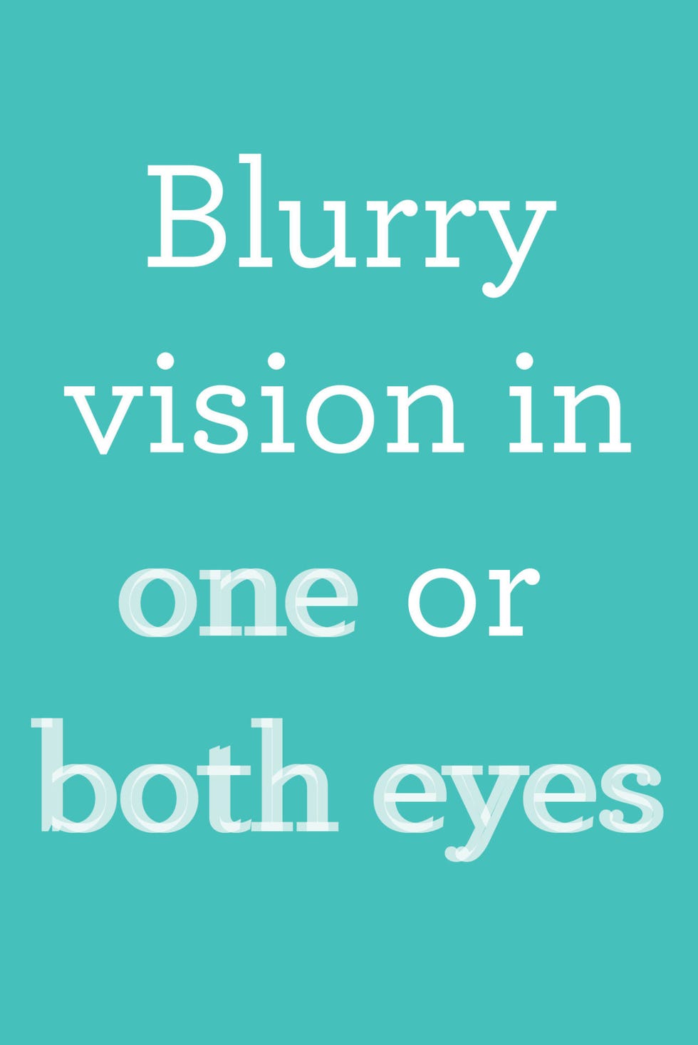 <p>Blurry vision may also indicate an eye health-specific condition like age-related macular degeneration (AMD), which affects the center of your retina (called the macula) and is the leading cause of vision loss in people 65 and older in the U.S. Get regular eye exams and ask your doctor for more information about AMD and other eye-related conditions.<span class="redactor-invisible-space" data-verified="redactor" data-redactor-tag="span" data-redactor-class="redactor-invisible-space"></span>
</p><p>Another condition known as keratoconus, in which the cornea bulges out like a hernia, <span class="redactor-invisible-space" data-verified="redactor" data-redactor-tag="span" data-redactor-class="redactor-invisible-space"></span>has similar symptoms and occurs in one in 500 people — 400% higher than in the past, says Dr. Boxer Wachler. The reason for the rise is still unclear. Look out for other symptoms, including redness, swelling, and increased sensitivity to light or glare (poor night vision, glares and shadows become issues as the disease progresses).
</p><hr><p><small data-redactor-tag="small"><em data-redactor-tag="em"><small data-redactor-tag="small"><em data-redactor-tag="em">The experts quoted and the studies referenced in this piece are not affiliated with Bausch + Lomb.&nbsp;</em></small><em data-redactor-tag="em"><small data-redactor-tag="small">Ocuvite is a trademark of Bausch &amp; Lomb Incorporated or its affiliates.</small></em><span class="redactor-invisible-space" data-verified="redactor" data-redactor-tag="span" data-redactor-class="redactor-invisible-space"></span></em></small></p>
