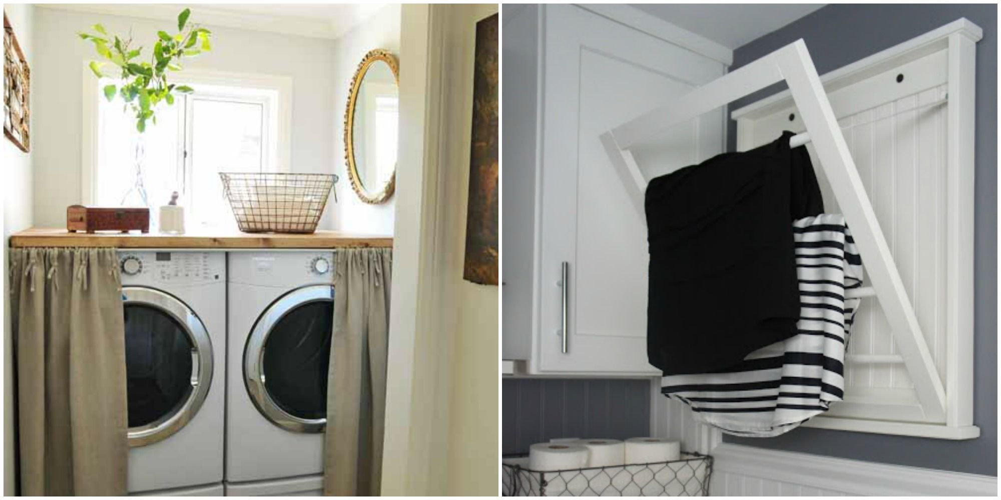 20 Small Laundry Room Organization Ideas - Storage Tips for