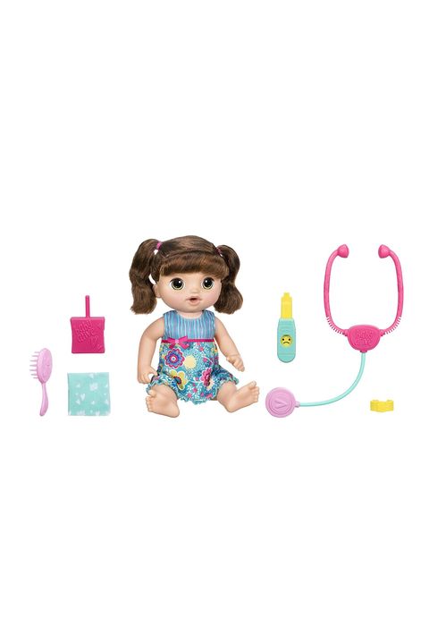 Toy, Cartoon, Pink, Playset, Doll, Play, Brown hair, Child, Toddler, Illustration, 