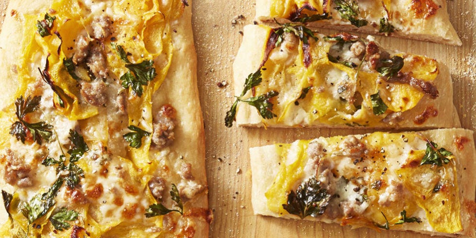 Best Harvest Flatbreads with Italian Sausage Recipe - How to Make Harvest Flatbr...