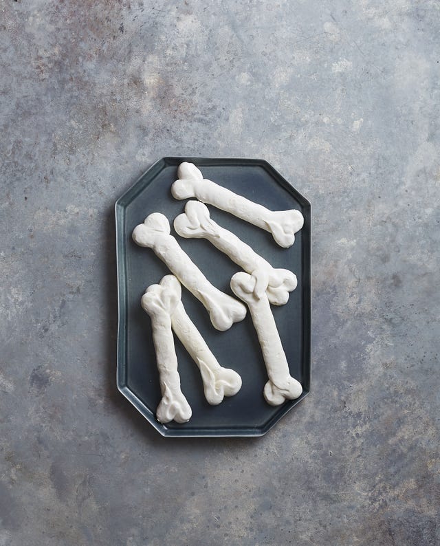 scary simple meringue bones