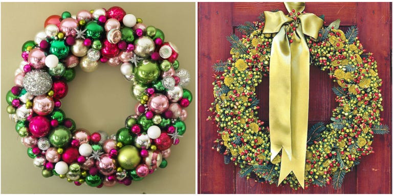 67 Diy Christmas Wreaths How To Make A Holiday Wreath Craft Christmas Wreaths