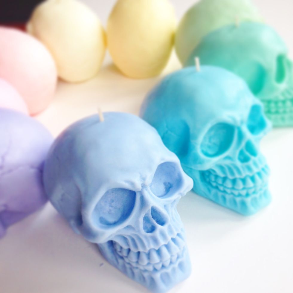 Skull, Blue, Turquoise, Bone, Turquoise, Font, Bead, Fashion accessory, Plastic, 