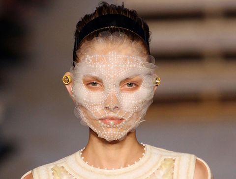 People Are Gluing Pearls to Their Faces Now