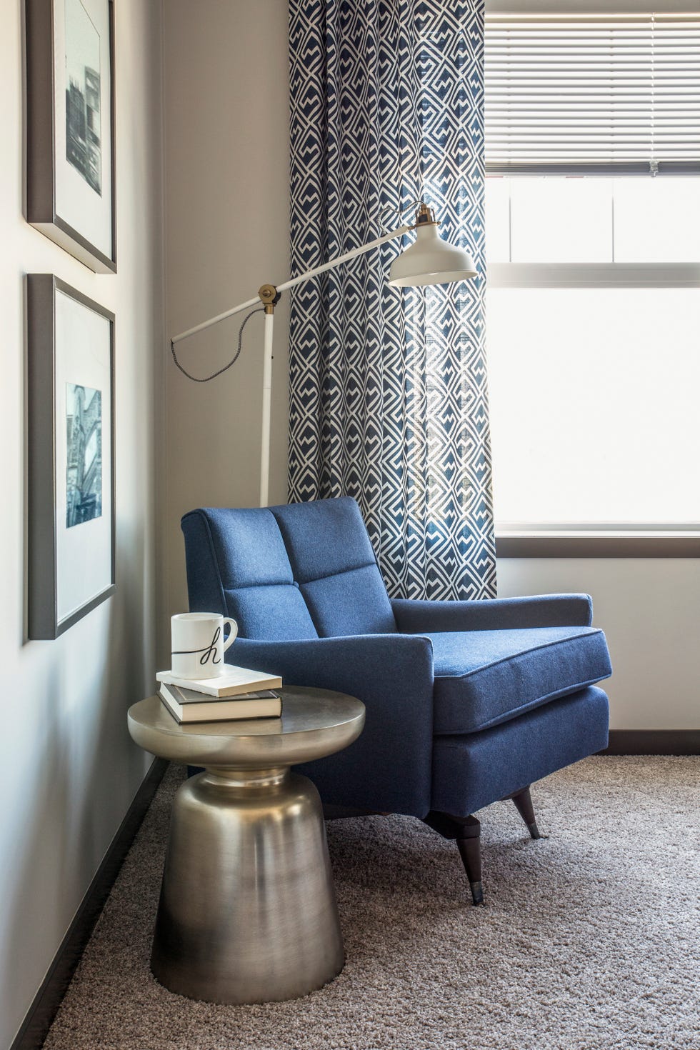 armchair in living room