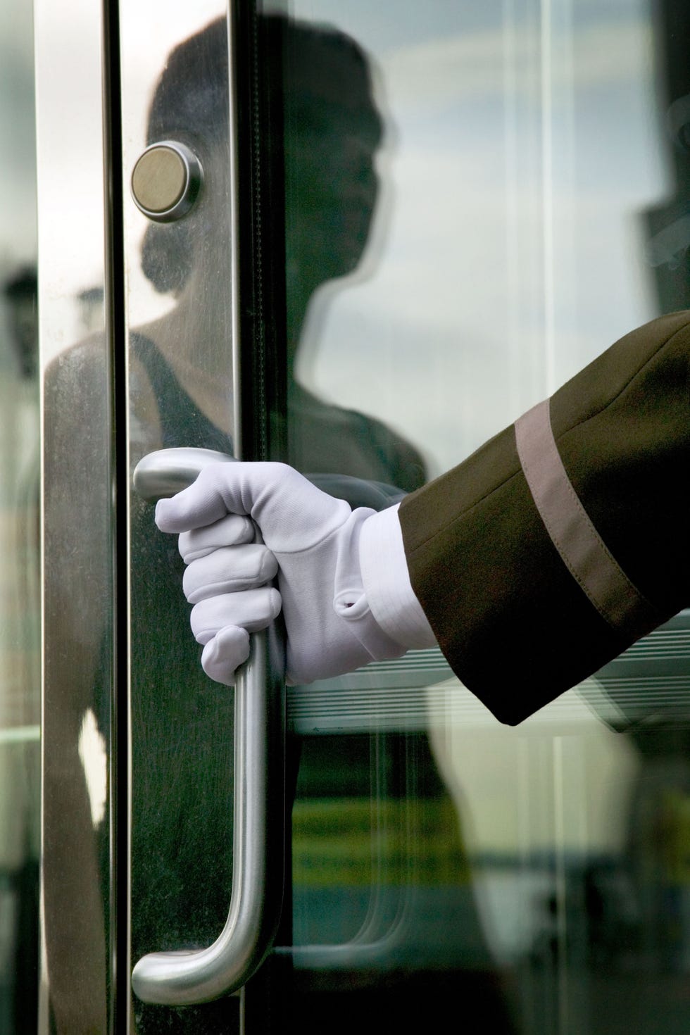 doorman opening door