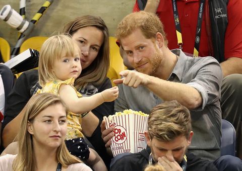 Prince Harry and toddler | ELLE UK