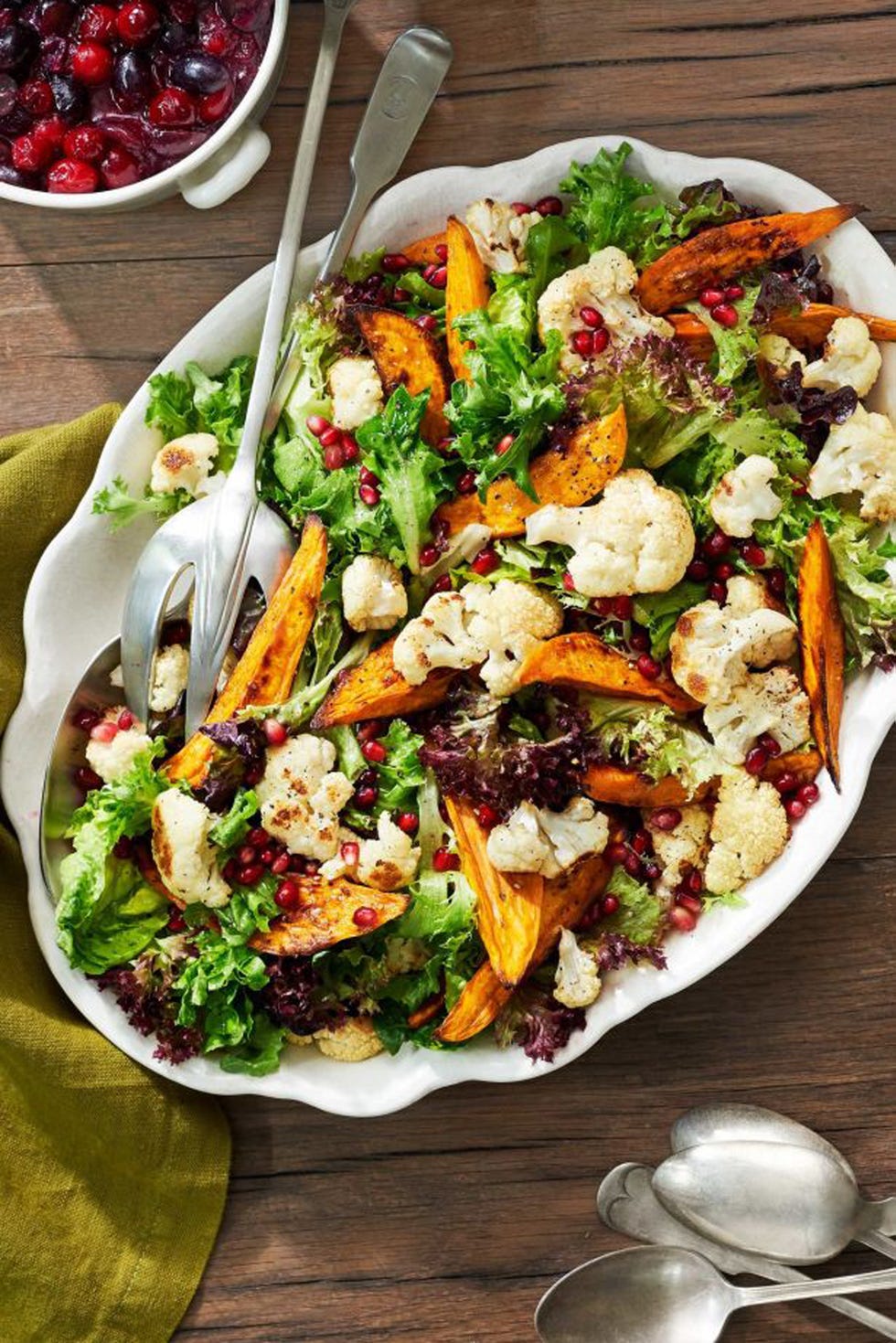sweet potato and cauliflower salad