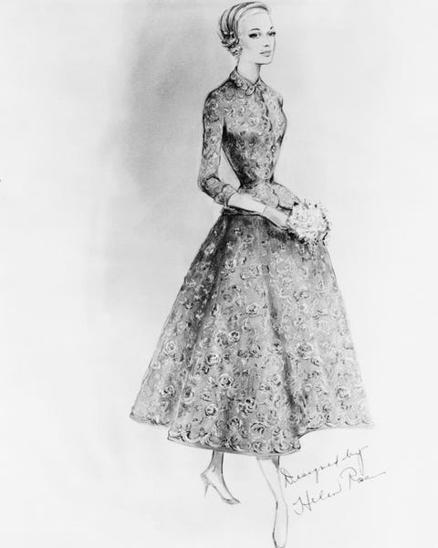 Grace Kelly Had A Second Pink Wedding Dress What Grace Kelly