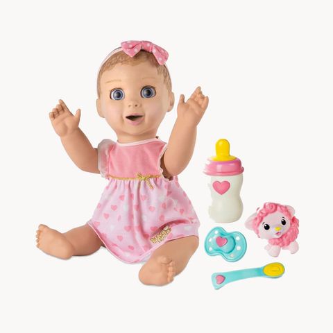 Baby playing with toys, Toy, Child, Doll, Toddler, Product, Baby toys, Play, Baby, Baby Products, 