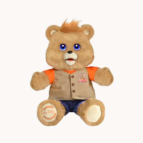 Toy, Stuffed toy, Teddy bear, Baby toys, Plush, Animal figure, Beige, 