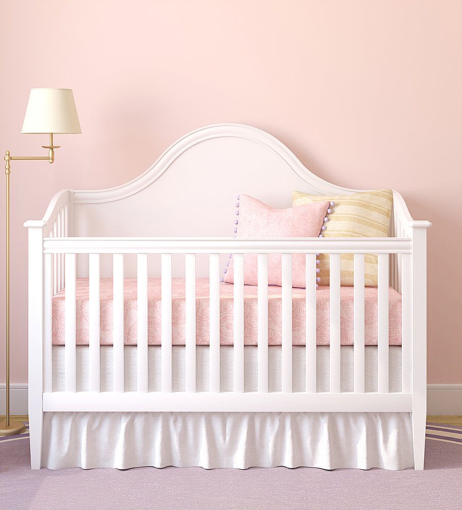 Product, Infant bed, Pink, Nursery, Furniture, Bed, Bedding, Room, Bed sheet, Textile, 