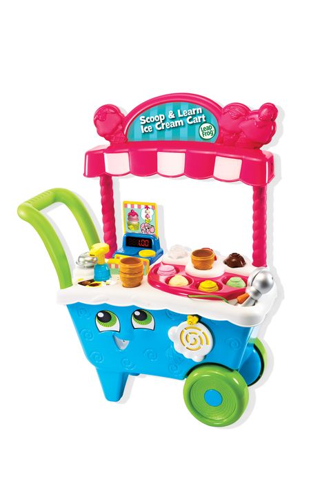 <p>$40
</p><p><a href="https://www.amazon.com/LeapFrog-Scoop-Learn-Cream-Cart/dp/B06XKXPLRP?tag=goodhousekeeping_auto-append-20" target="_blank" class="slide-buy--button" data-tracking-id="recirc-text-link">BUY NOW</a>
</p><p>All kids screamed for ice cream! Line up and place your order at this full-service cart, which comes with a magnetic scooper, cones, ice cream, syrup, toppings and a talking register.&nbsp;Children of all ages scooped it up! It also has cards with orders that the register announces —  great for listening and memory skills — but we found that our testers preferred to take orders from friends. (Ages 2+)</p>