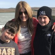 Denise Albert with sons