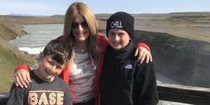 Denise Albert with sons