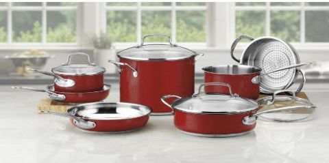 Chef's Classic Stainless Steel 11-Piece Cookware Set