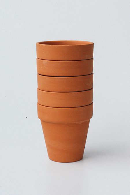 Flowerpot, Orange, earthenware, Cup, Ceramic, Pottery, 