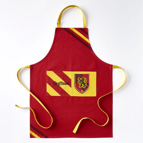 Yellow, Red, Apron, 