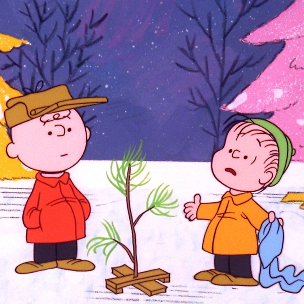 a scene from charlie brown christmas, a good housekeeping pick for best christmas movies for kids