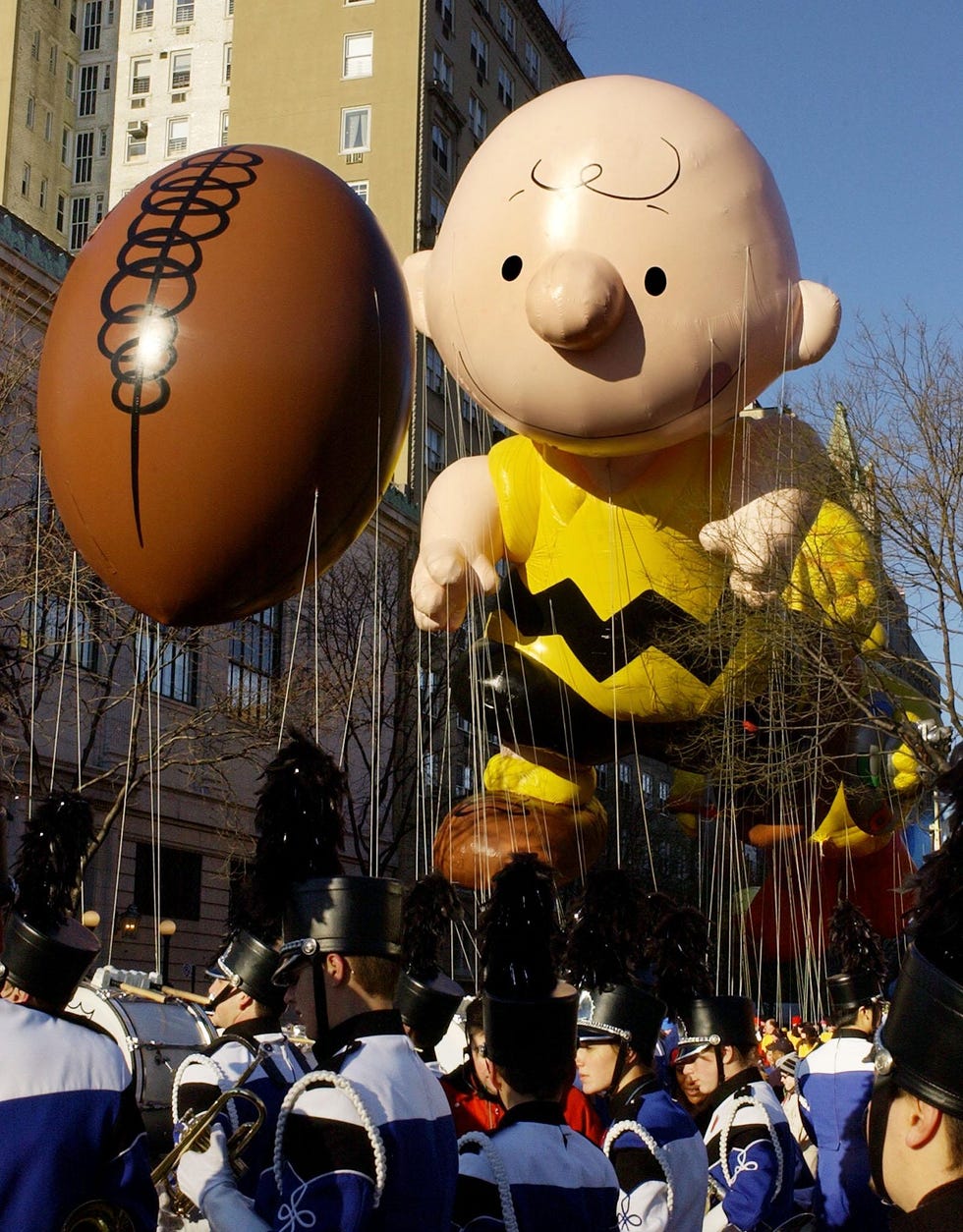 charlie brown balloon, thanksgiving 2002 - thanksgiving the year you were born