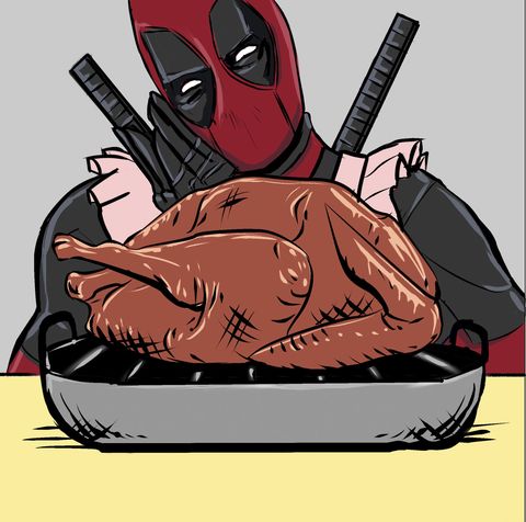Deadpool's How to Carve a Turkey