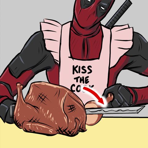 Deadpool How to Carve a Turkey 2