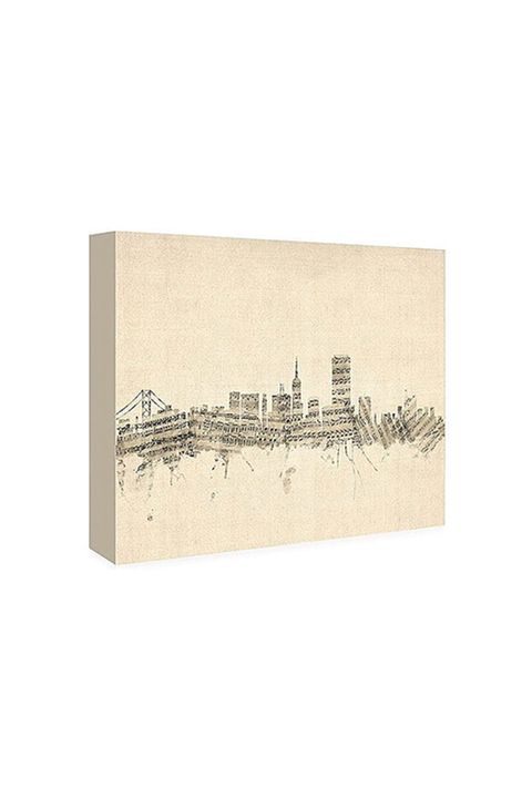 Gifts for Music Lovers - Musical Skyline Art 