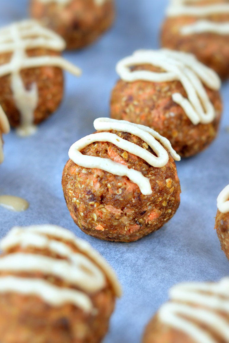 Carrot Cake Protein Balls - Protein Bites