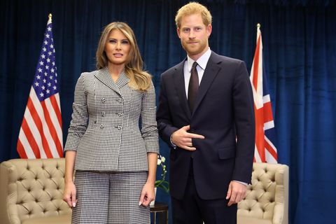 Pince Harry with Melania Trump at the Invictus Games