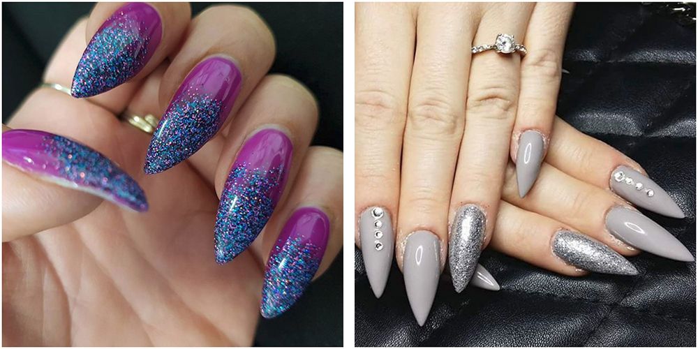 13 Cute Stiletto Nail Designs Best Ideas For Long And Short Stiletto Shaped Nails