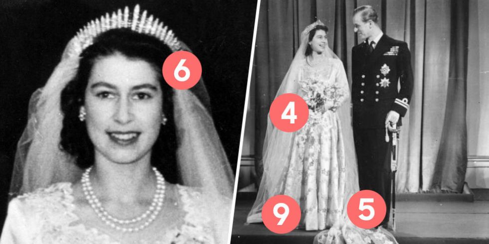 10 Hidden Details You Didnt Know About Queen Elizabeths Wedding Dress Queen Elizabeth Iis