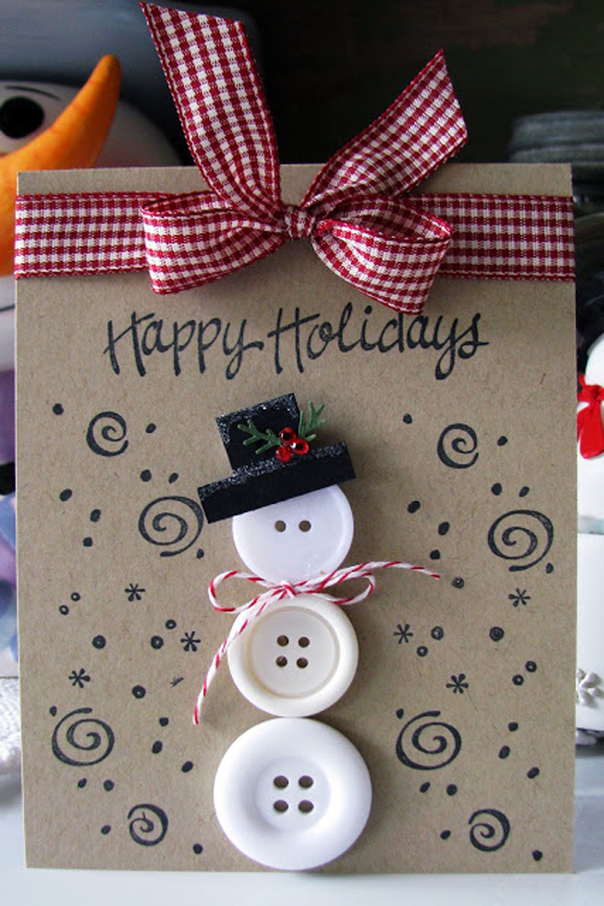 Simple Christmas Card Making Ideas