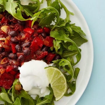 bean chili salad bowl