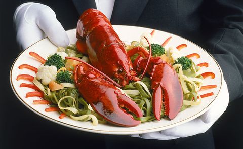 Dish, Food, American lobster, Lobster, Cuisine, Homarus, Ingredient, Spiny lobster, Seafood, Lobster thermidor, 