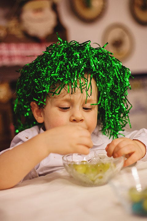 Child, Green, Face, Head, Toddler, Fun, Baby, Sweetness, Eating, Food,