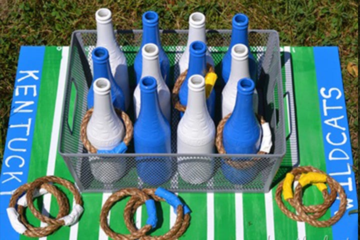 super bowl ring toss   super bowl party game ideas