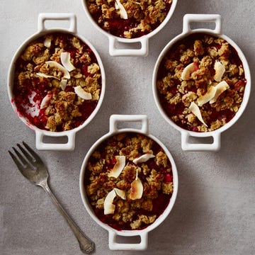 berry coconut crumble    easter dinner ideas