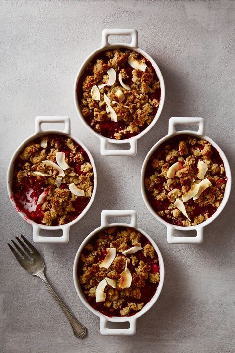 berry coconut crumble    easter dinner ideas