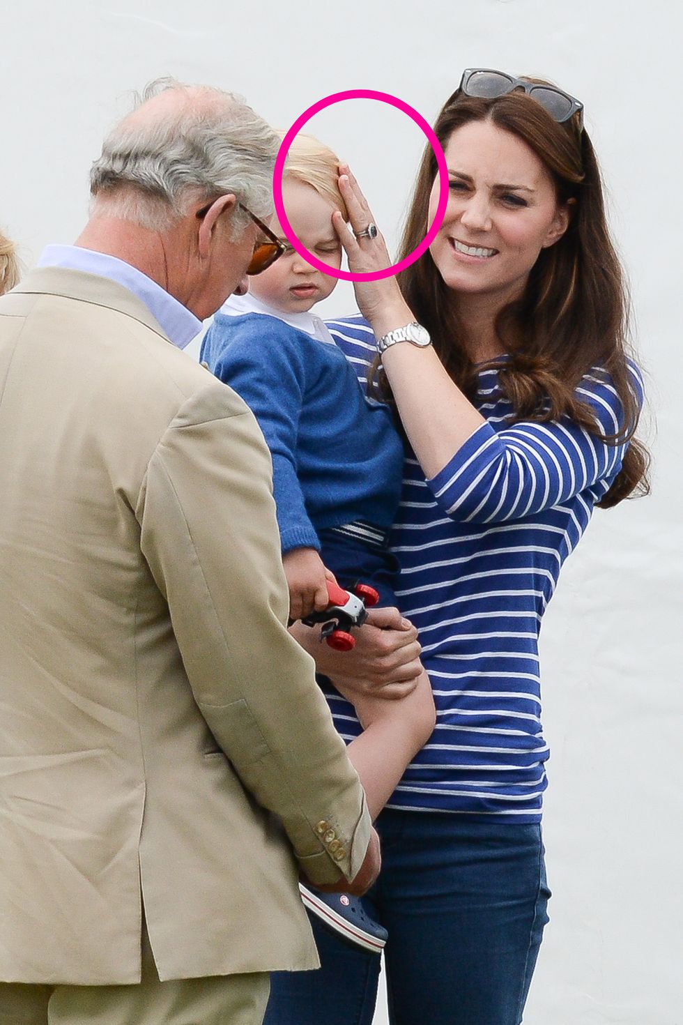 Kate Middleton with George