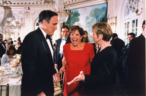 Rudy Giuliani and Katie Couric attend Al Roker and Deborah Roberts' wedding.