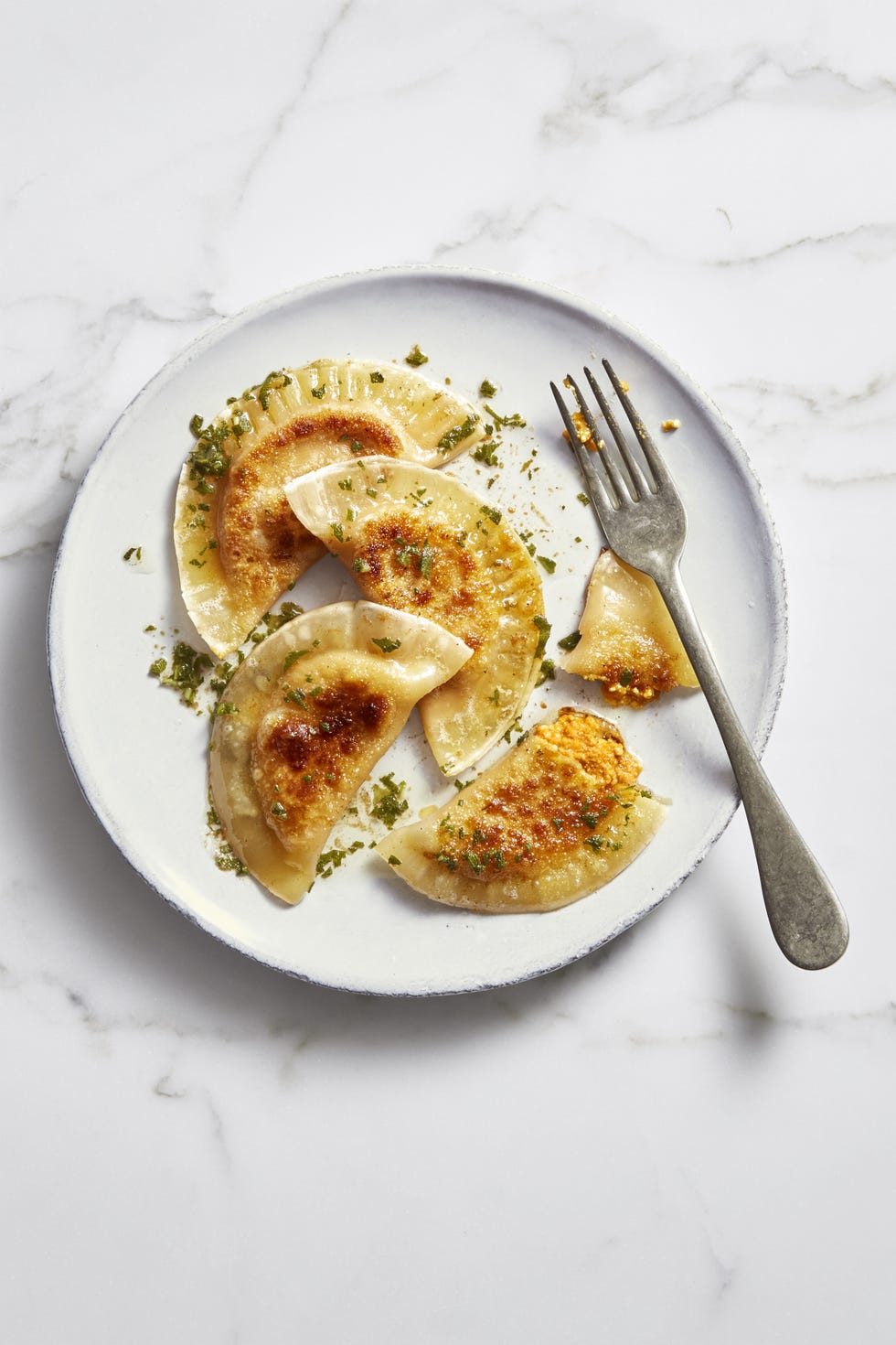 sweet potato ricotta pierogies