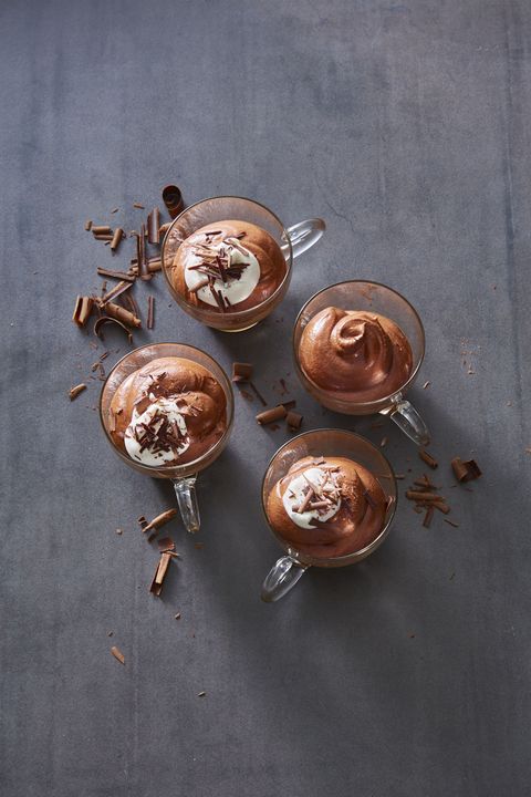 3 ingredient chocolate mousse fall dessert