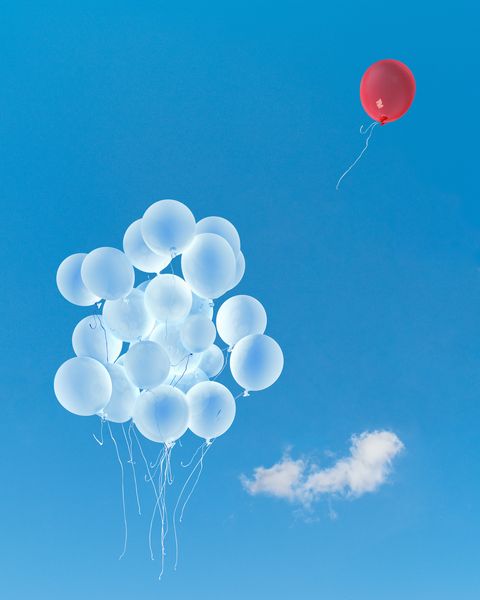 Balloon, Sky, Blue, Cloud, Air sports, Hot air ballooning, 