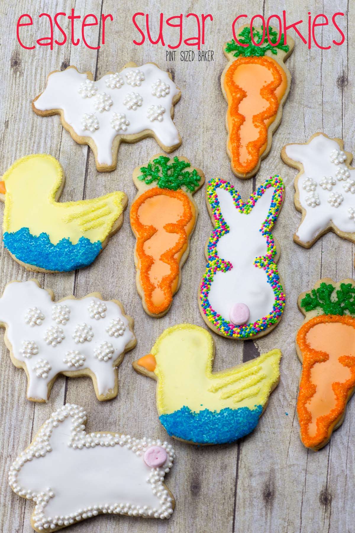 easter sugar cookies pint sized baker